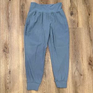 Athleta Slate Blue saturation rib Jogger Pants Large
